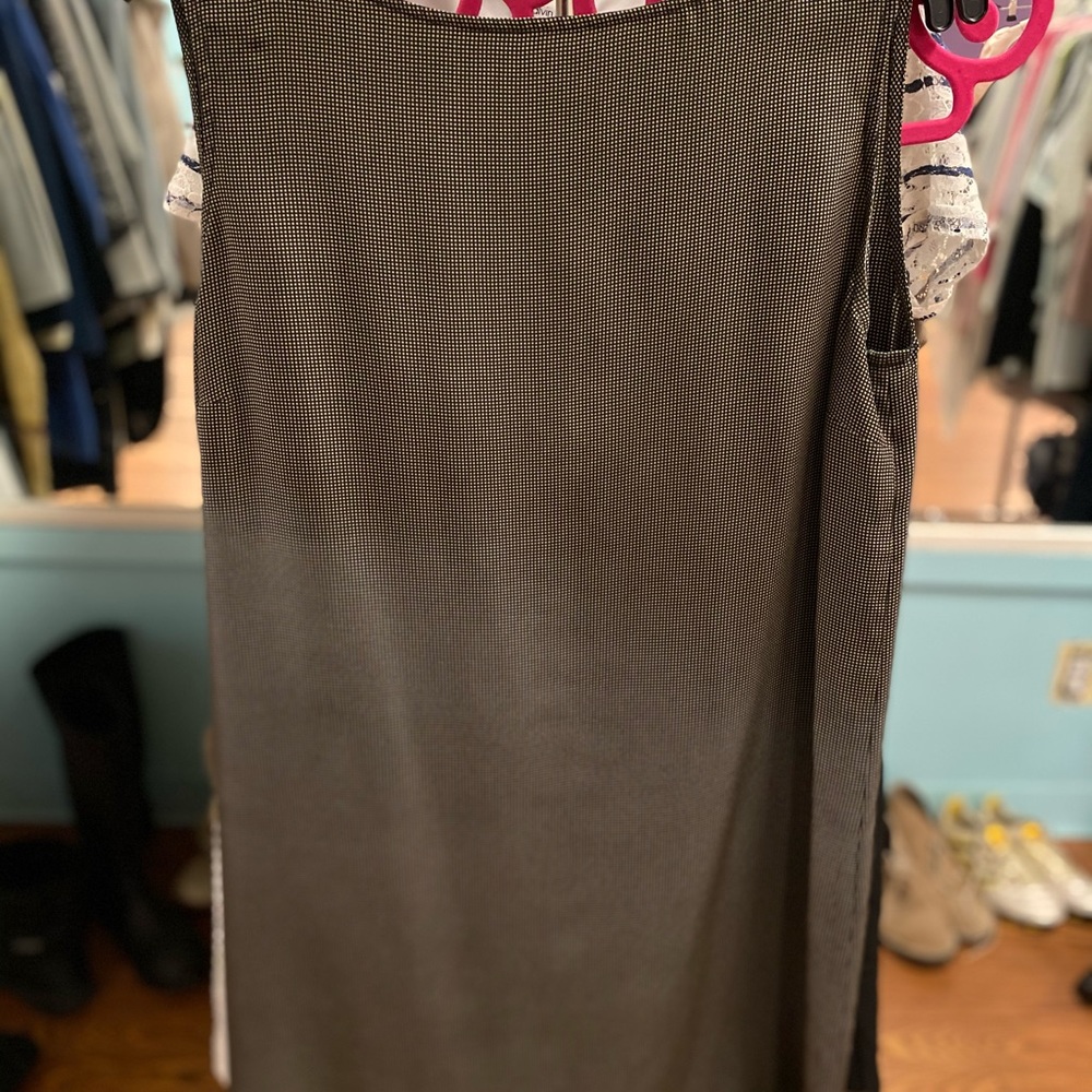 Timeless design and color silk sheath dress